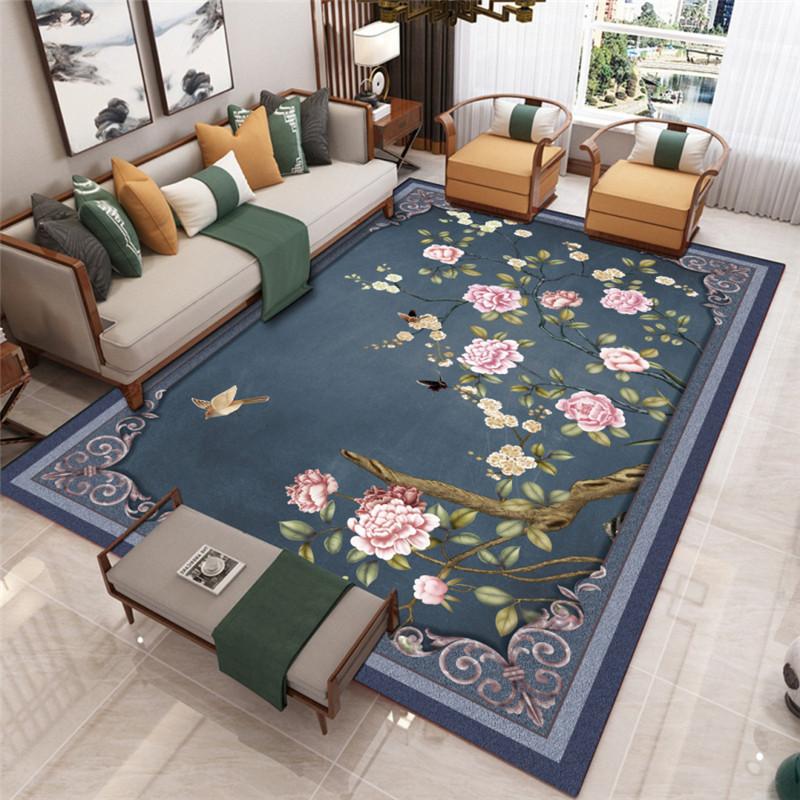 

Carpets Chinese Classical Carpet Modern Simple Sofa Light Luxury Living Room Floor Mat Blanket Coffee Table