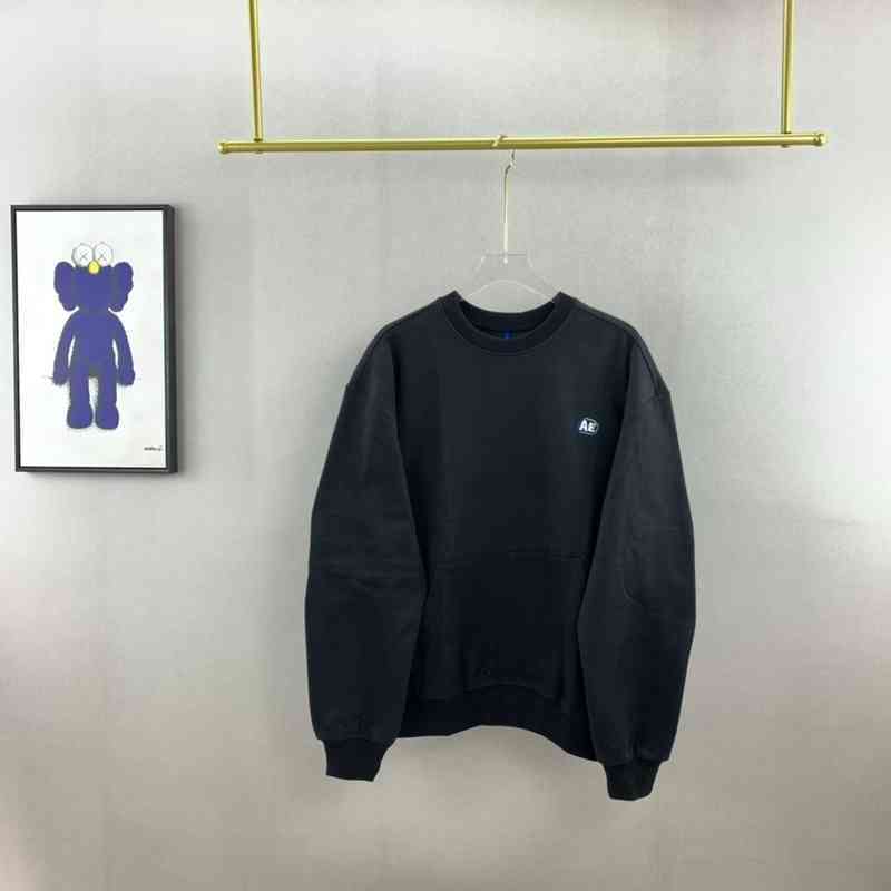 

22SS Small Letter Round Neck 100% Cotton EU Size ADER ERROR Hoodies Men Women Hip Hop Spirng Autumn Grunge Clothes, Black