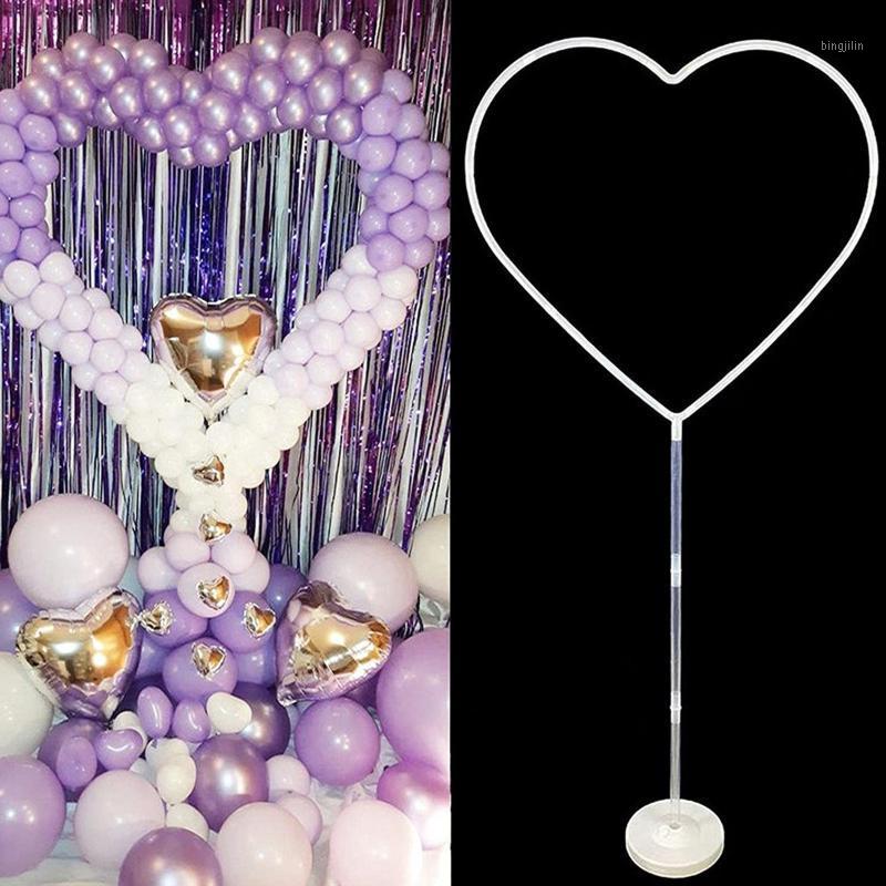 

Party Decoration Wedding Balloon Stand Ballons Column Bracket Road Leading Heart Shaped Sky Circle Decor Accessories Holder