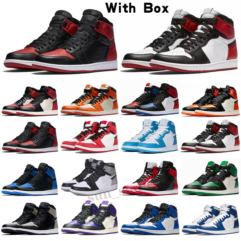 

1 Basketball shoes OG High Running UNC Mens Homage To Home Royal Blue Men Sport Designer Sneakers Trainers 36-46, Color 7