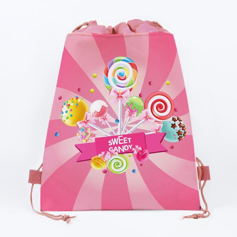 

Gift Wrap Non-woven Sweet Lollipop Party Gifts Candy Bags For Baby Shower Packing Backpack Girls Birthday Decorations