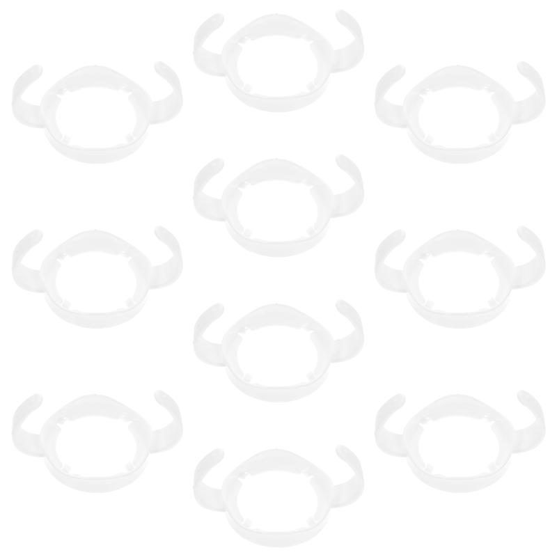 

Pacifiers# 10pcs Reusable Baby Infant Bottle Handles Born Accessories (White)