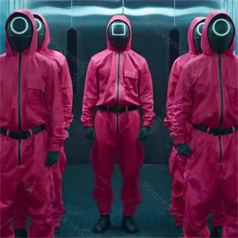 

Theme Costume Halleen Squid Game Cos Suit Carnival Red Jumpsuit Halloween Costumes Cosplay For Women, Sorry;this item cannot be purchased