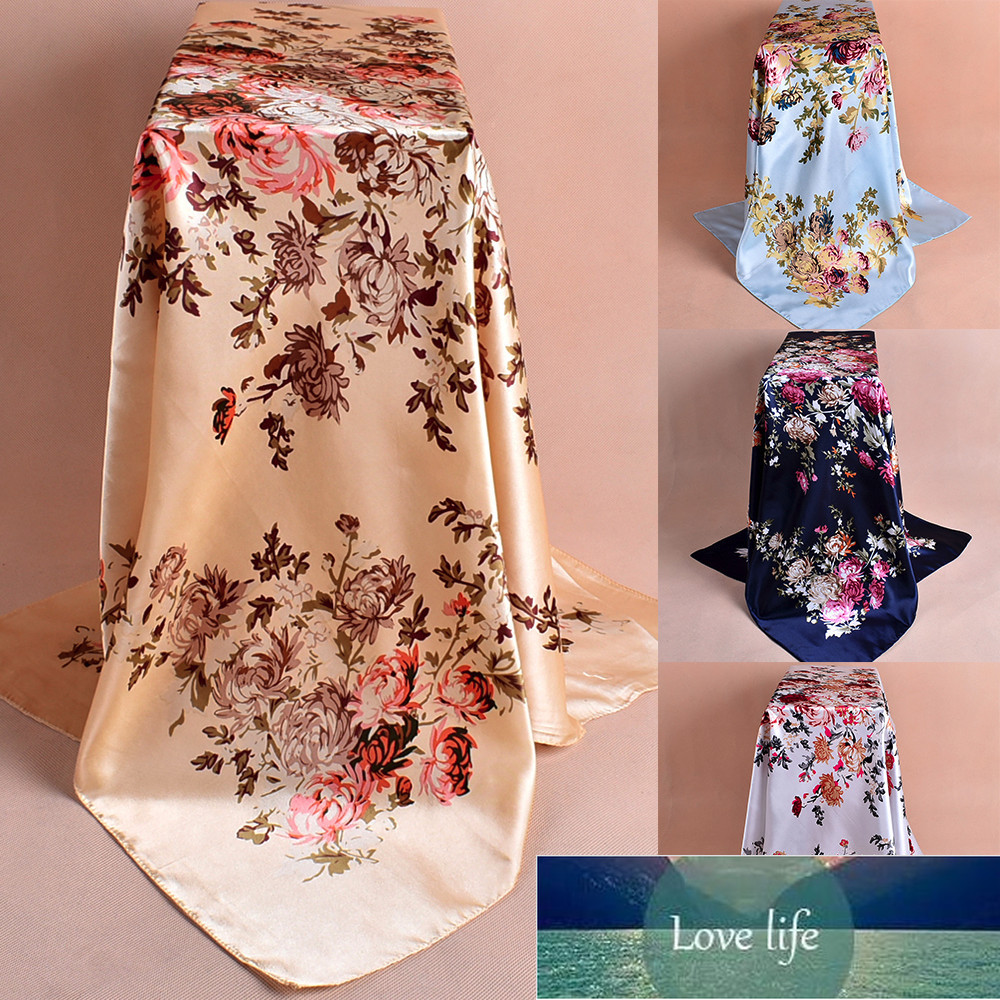 

Fashion Printed Neckerchief Scarf For Women Silk Satin Headband Hair Scarves Female Shawls Head Scarfs For Ladies Hijab