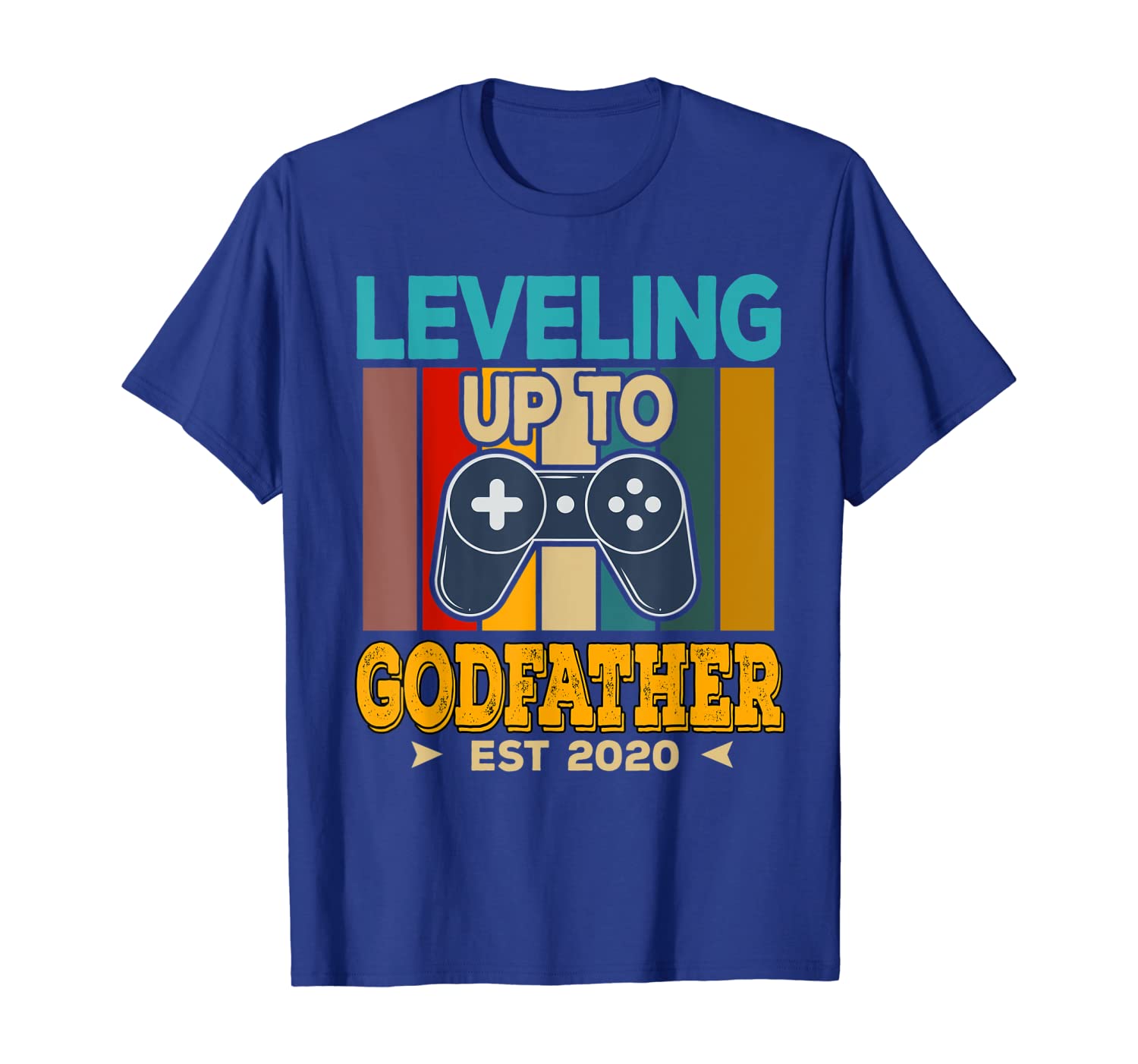 

leveling up to godfather promoted to godfather 2020 t-shirt, White;black