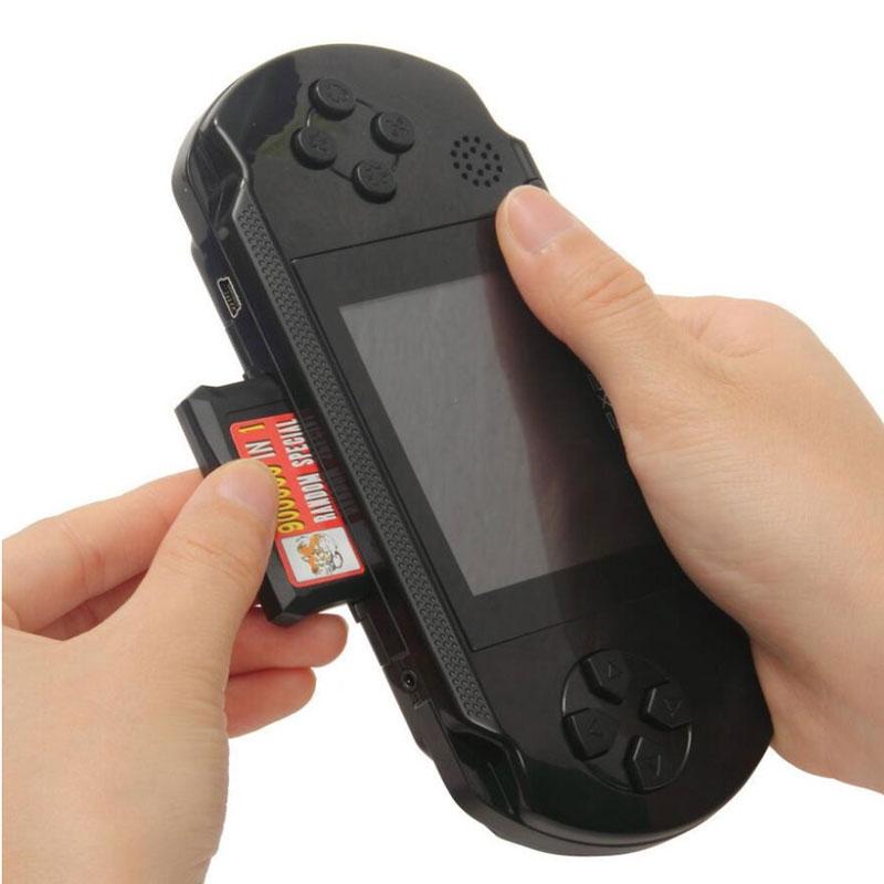 Portable Game Players 3'' 16 Bit Retro PXP3 Slim Station Video Games Player Handheld Console 2pcs Card Built-in 150 Classic-image-717409902