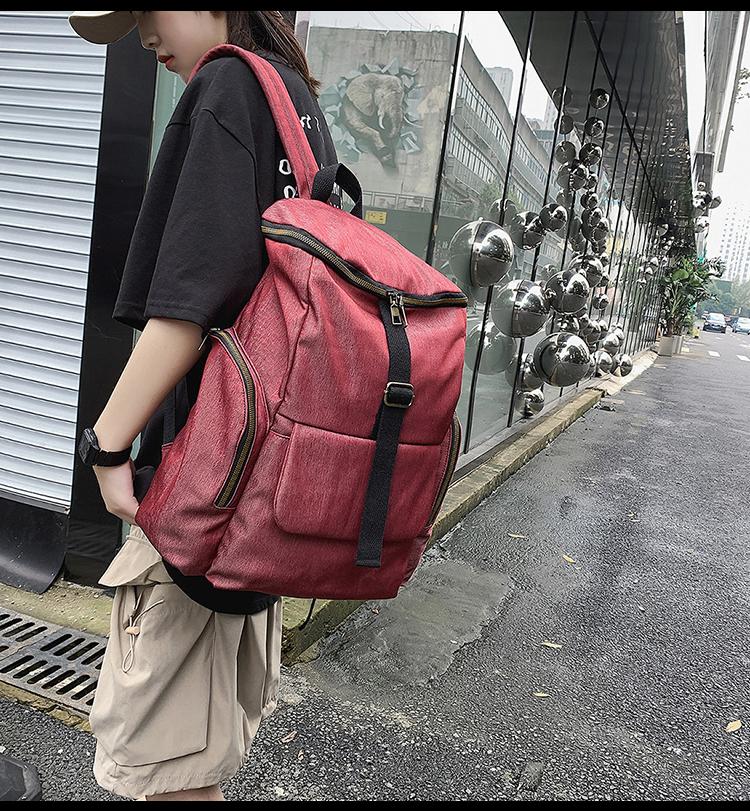 

Capacity Fashion Trend All-match Backpac High School Backpack Women