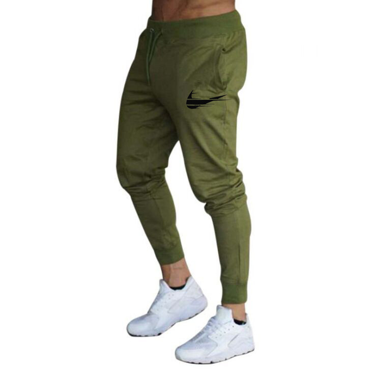 

Joggers Men 2021 Streetwear Trousers Slim Fit Pockets Pants Brand Printing Muscle Mens , white gray Sweatpants Tracksuit, Black