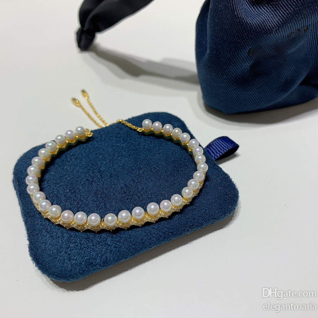 

bracelet jewelry tennis Z Pearl crown watch Full diamonds It is classic to match with Earring Necklace of the same series
