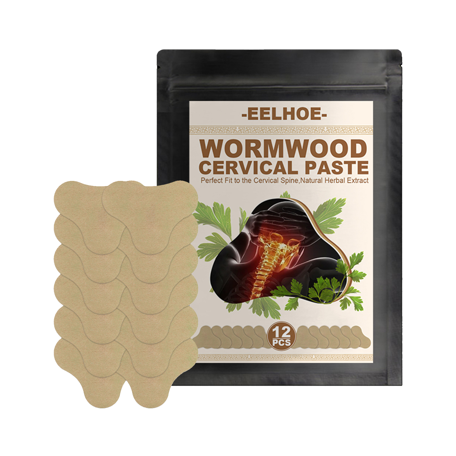 eelhoe Shoulder neck paste knee and lumbar spine to relieve pain and moxibustion fever paste around shoulder-image-750642855