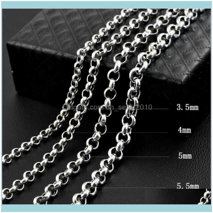 

Necklaces & Pendants Jewelry100% 925 Sterling Sier Belcher Chain Necklace 3.5 - 5.5Mm Long Fit For Pendant Thai Jewelry Gift Men Women Chain