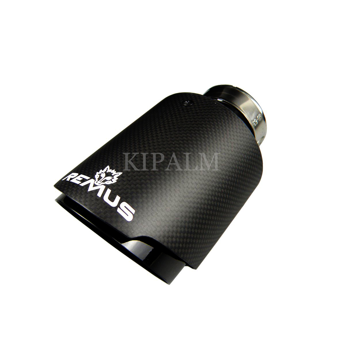 

Car Universal Straight Edge Remus muffler Sport Matte Carbon Fiber Exhaust Tips Glossy Black Inner Pipe for BMW AUDI GOLF MAZDA Land Rover JAGUAR