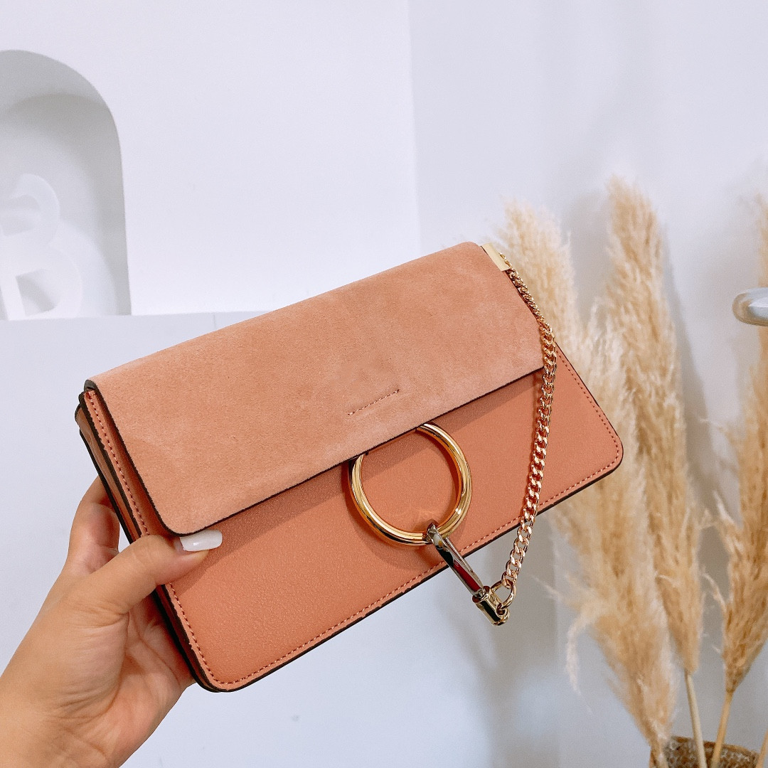 

Fashion Women Shoulder Bags Lady Classic Ring Chain Designers Crossbody Small Totes High Quality Girl Handbags Delicate Gift with Box, Price difference