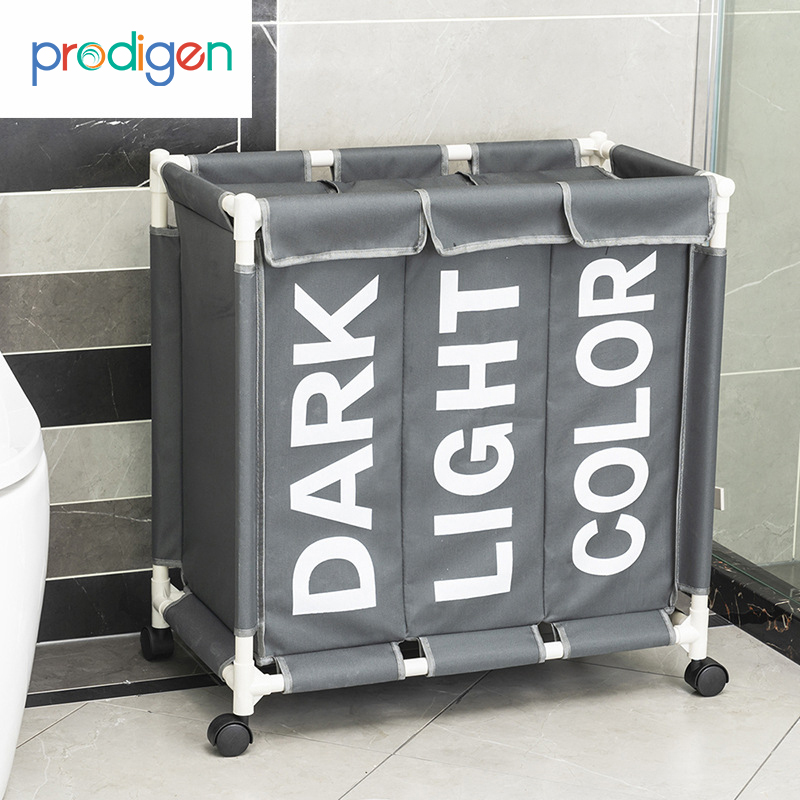 

arge Roing aundry Basket Organizer 3 Grid arge aundry Hamper Bin Waterproof aundry Bags For Dirty Cothes Storage Box