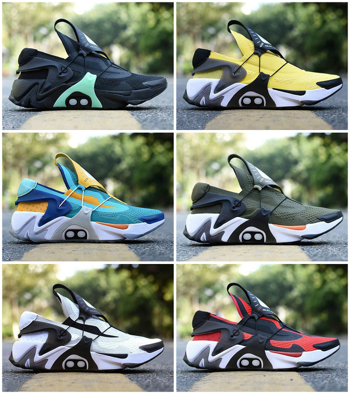 

Men Adapt Huarache Newest Running Shoes For Black Aurora Green Racer Blue Opti Yellow Hyper Jade Mens Outdoor Trainers Size 7-11