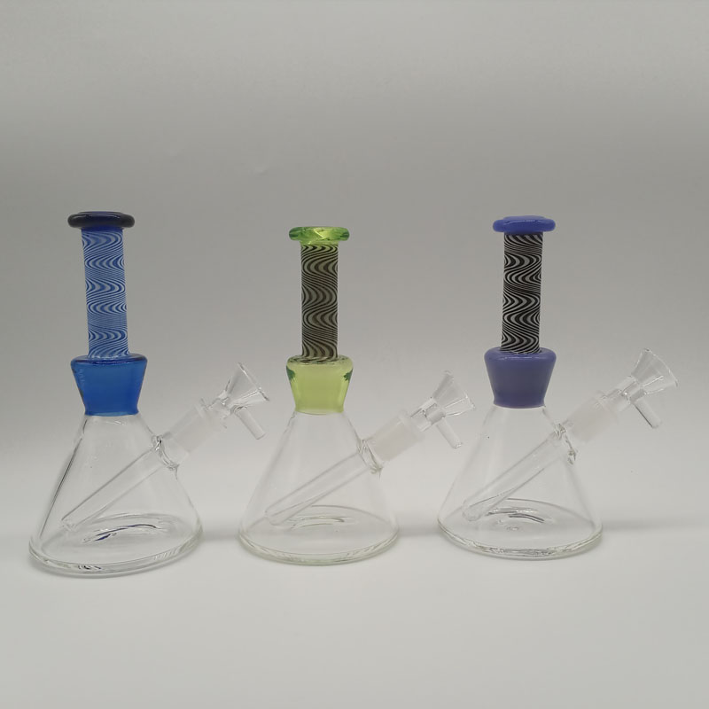

Handmade 6.3 Inches Glass Hookah Smoking Water Bong Pipe with 1 PC 14mm Bowl
