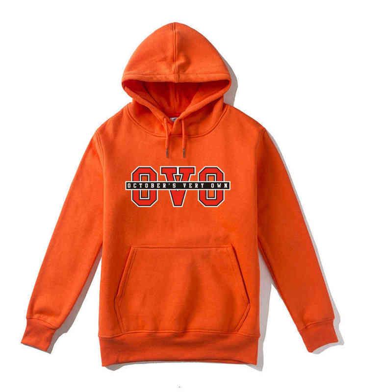 

Luxury Brand Hoodie Drake Duck October' Very Own Hooded Men' and Women' Hip Hop Rap Couple Ovo Men Women Sweater Casual Loos, Only extra shipping