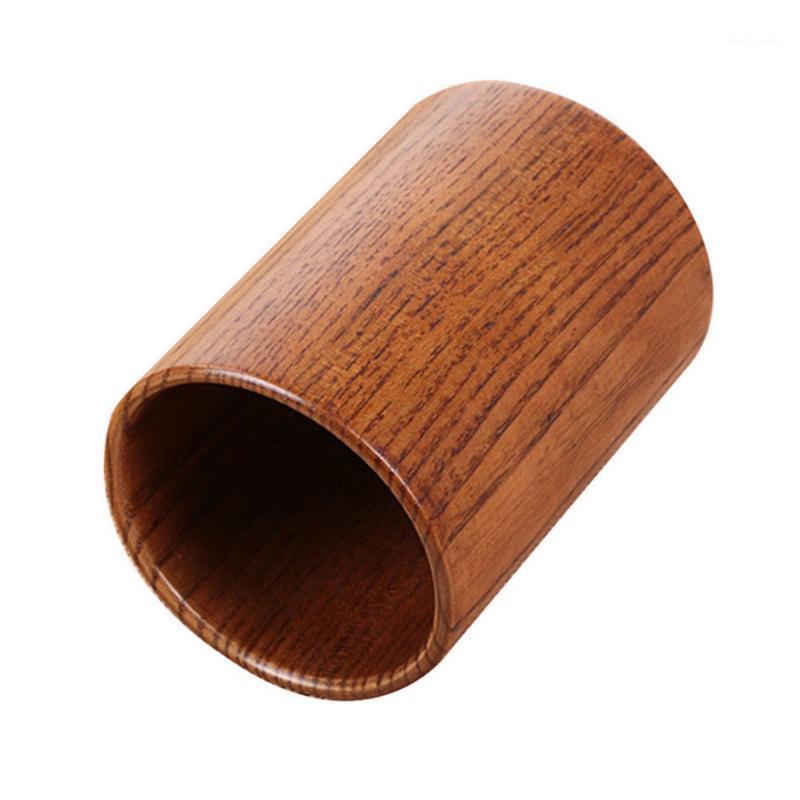 

Multipurpose Wooden Round Pen Holder Chopsticks Organizer Eco-Friendly Utensil Household Storage Collection Appliances Kitchen A