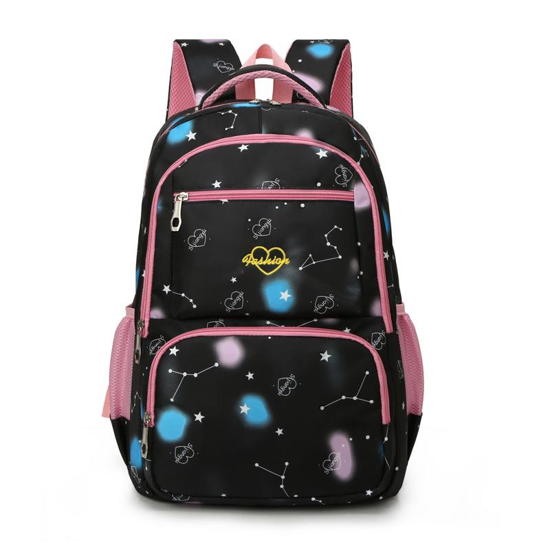 

School Bags Girls For Kids Primary Backpack Children Bookbag Large, Black