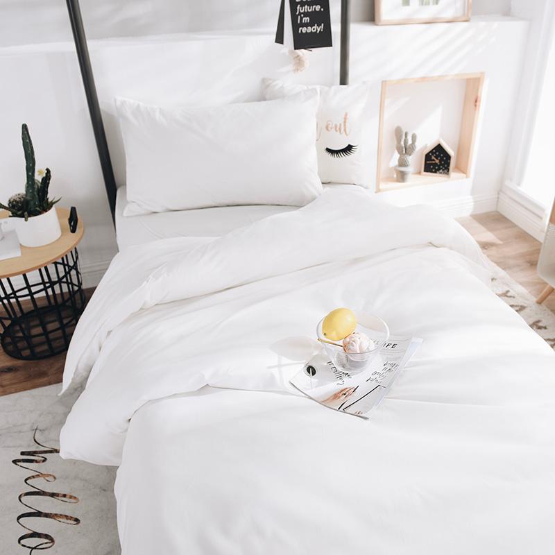 

Bedding Sets The Comfy Soft Long-staple Cotton Duvet Cover Sheet Pillowcase Set For Child Adult Dorm Room Single Bedclothes
