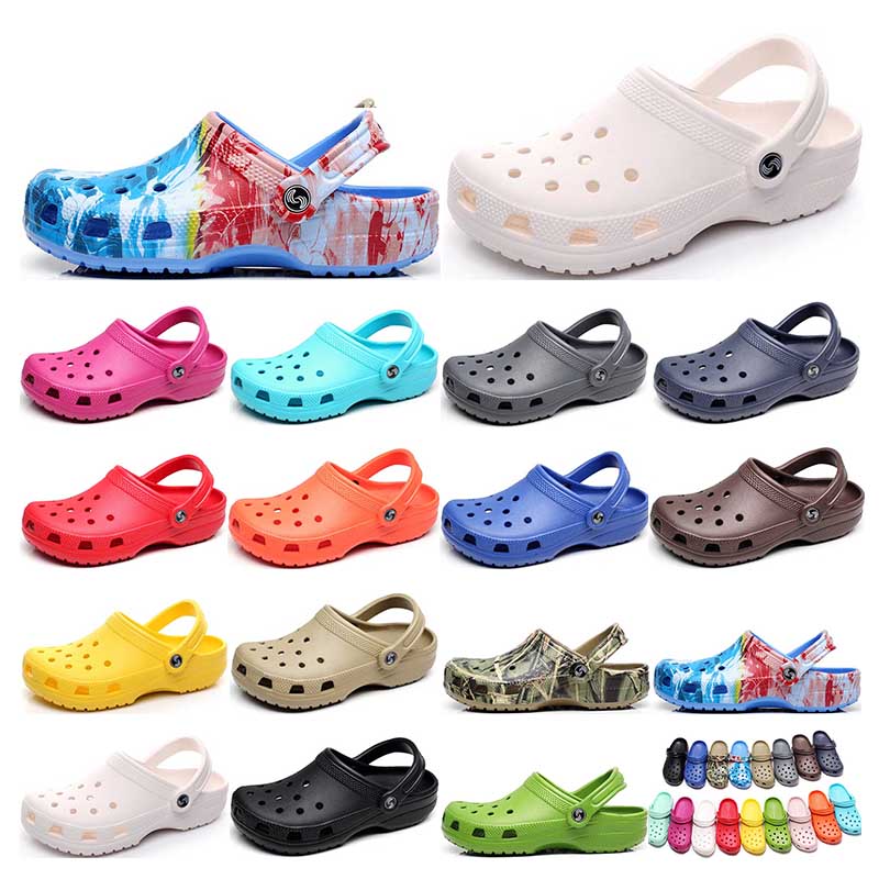 165 Sandales de mode Hotsale Slip sur la plage décontractée Chaussures imperméables hommes classiques soins infirmiers sabots hôpital femmes pant