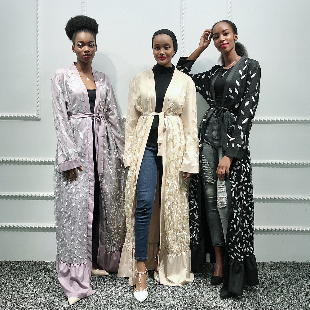 

Kaftan Dubai Abaya Hijab Muslim Dress Kimono Cardigan Abayas For Women Robe Longue Femme Caftan Marocain Qatar Islam Clothing