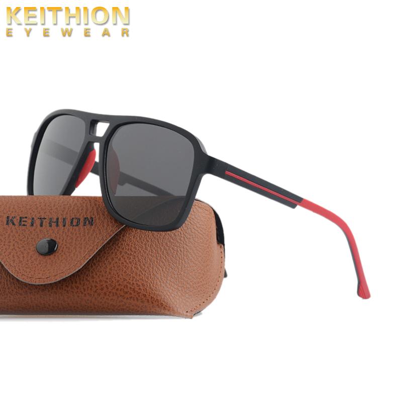 

Sunglasses KEITHION TR90 Lightweight Material Vintage Men's Polarized Classic Sun Glasses Women Shade Male Driving Eyewear