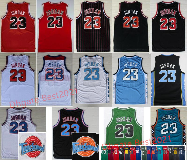 

Mens 23 Michael Jersey Basketball Jerseys Red Black White All stitched, Black;red