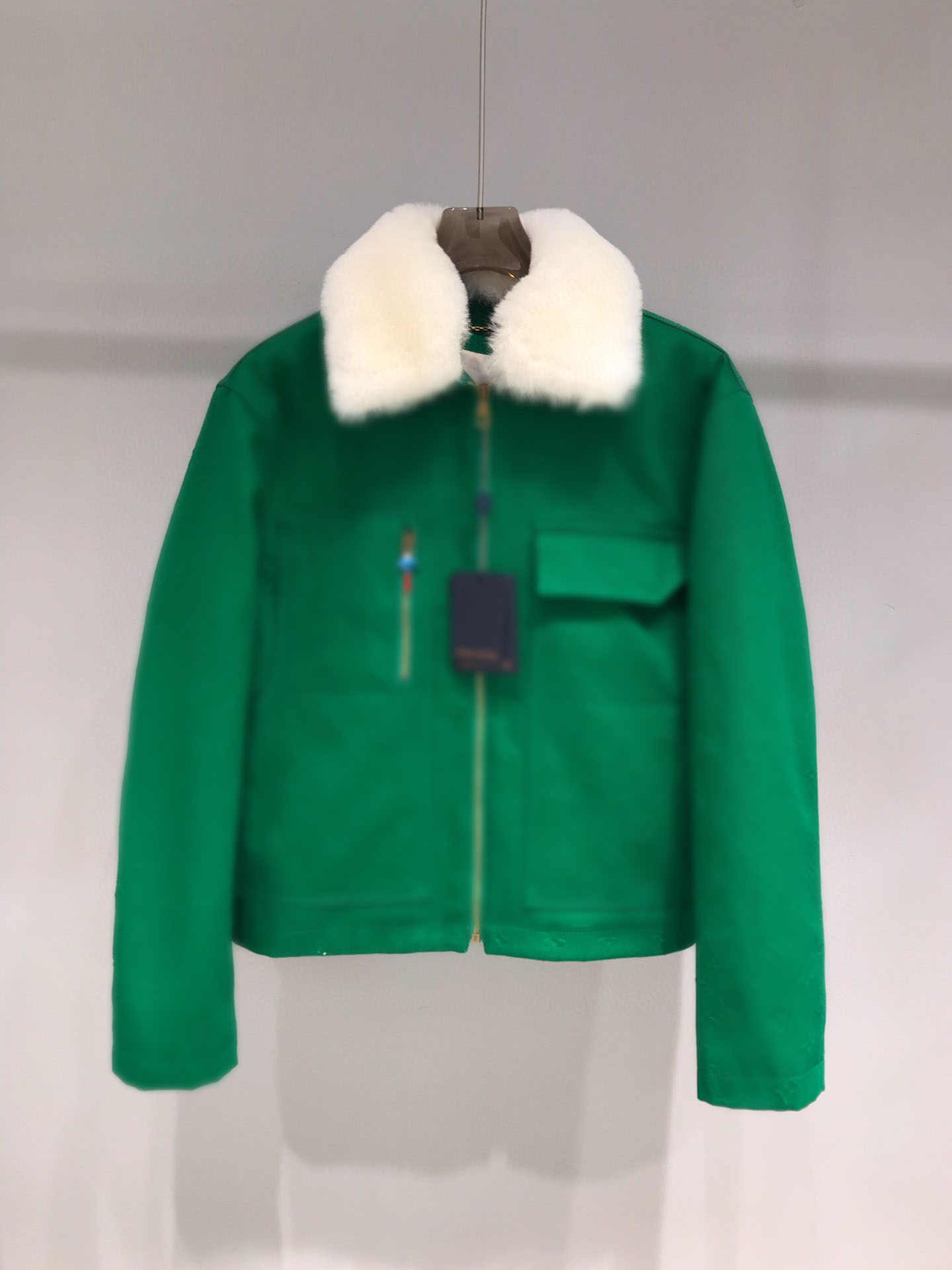 

2022 winter tooling jackets removable wool collar and 89% cutton 11% polyester mens jackets, Green