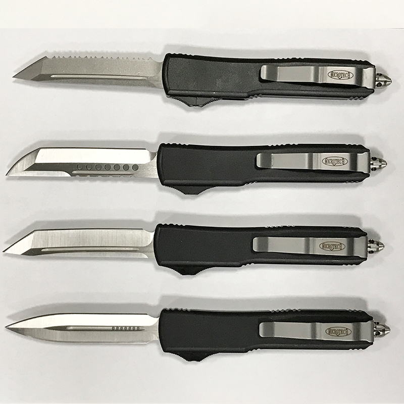 

High quality Microtech Knife D2 Blade T6 Aluminum (CNC) Handle Outdoor Camping Knives EDC tool