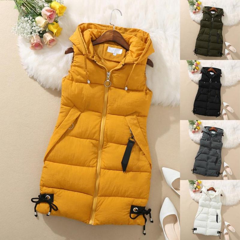 

Women's Vests Women Vest Stylish Korean Style Drawstring Female Waistcoat Jacket, Black;white