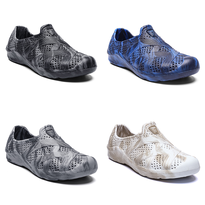 

men water shoes summer beach shoe classic black blue fashion home outdoor soft work sneaker mens breathable sports trainer