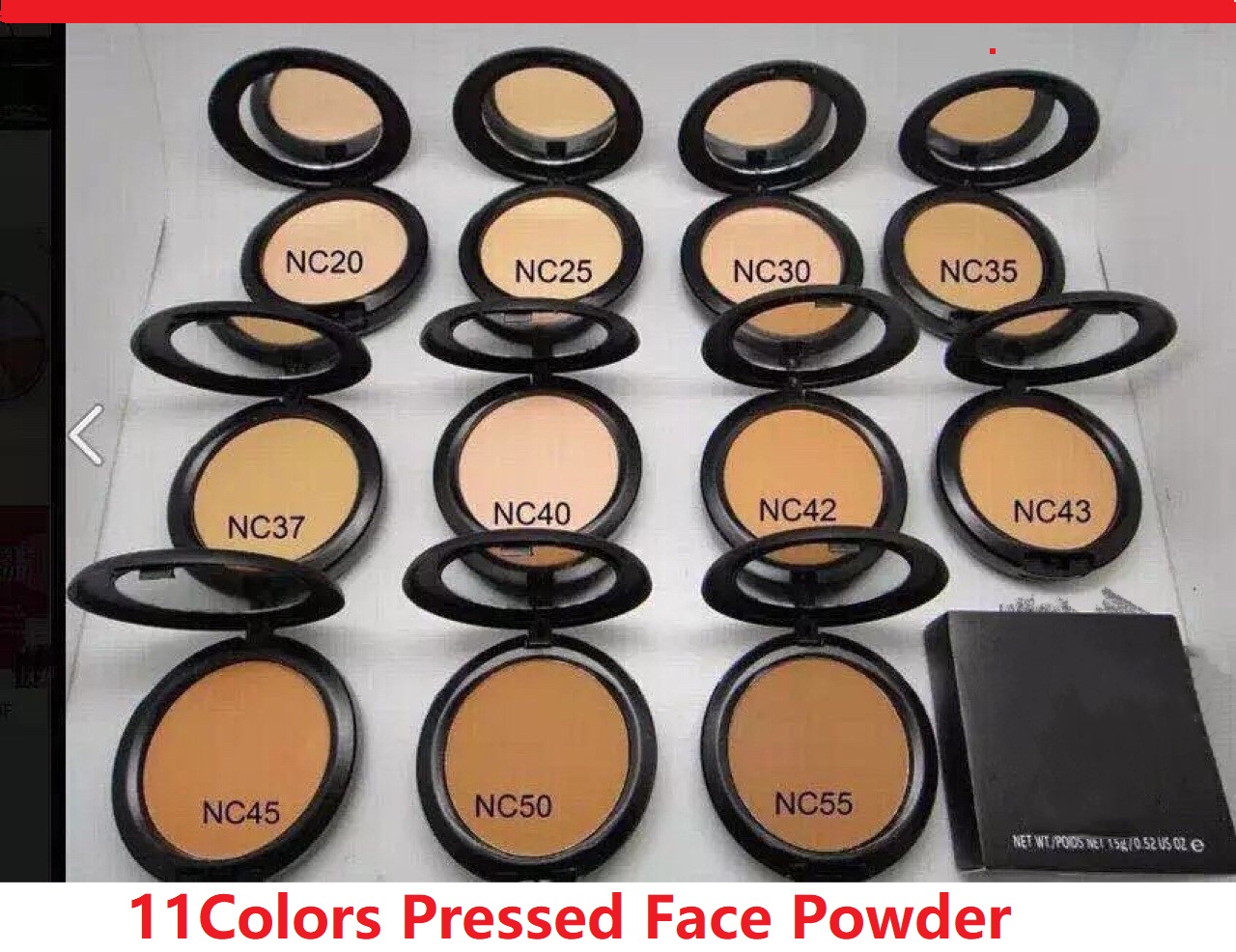 

High quality makeup face Powder 12 color Powders plus foundation 15g