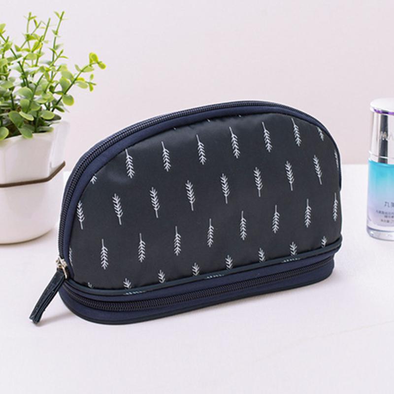 

Tear Resistant Case Travel Floral Print Organizer Clutch Storage Makeup Bag Multi Use Large Capacity Double Layer Toiletry Cosmetic Bags & C, Feather