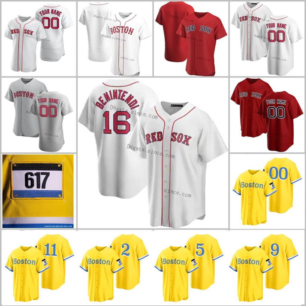 

Boston 2021 City Connect Enrique Hernandez Jersey Xander Bogaert J.D. Martinez Baseball Vazquez Rafael Devers Austin Brice Ottavino Richards, White cool base mens s-xxxl
