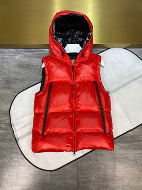 

Men's same style Couple vest Spring Stand Collar Black Vests Women Fashion PU Coats Women Elegant Straight Simple Vests Female Ladies, Red