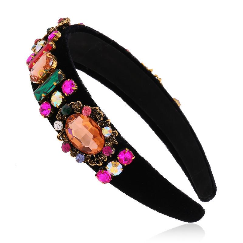 

Hair Clips & Barrettes Vintage Handmade Rhinestone Headbands For Women Accessories Girls Hairband Head Bands Headdress 2021, Golden;silver
