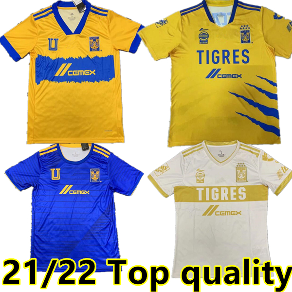 

21 22 Tigres UANL Mexico club 7 Stars third soccer jerseyS home away Tigers world cup GIGNAC Vargas H. Ayala SOSA jerseyshirts, 21/22 3rd