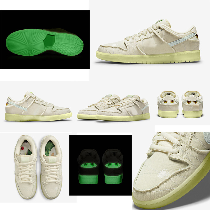 

release authentic sb dunk shoes low mummy halloween coconut milk seafoam yellow strike mens woman outdoor skateboard sports sneakers with or