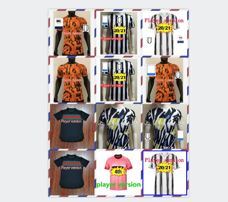 

soccer jersey Fans Player version DYBALA MORATA CHIESA McKENNIE football shirt 20 21 JUVE Men + Kids kit fourth 4th HUMANRACE boys sets, Black;yellow