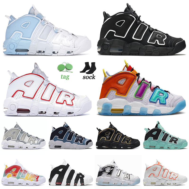 

2021 Arrival Basketball Shoes Scottie Pippen Mens Women Psychic Blue Sky Black Cargo Khaki Laser Crimson Air More Uptempo Trainers Sneakers 36-45, A46 pink blast 36-40
