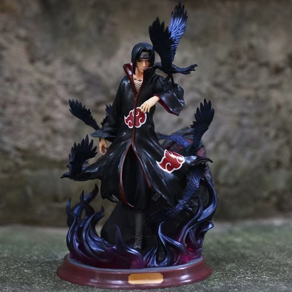 

Naruto 26cm GK Action Figure Shippuden Uchiha Itachi PVC Anime Model Statue Collectible Toy Figma, No box