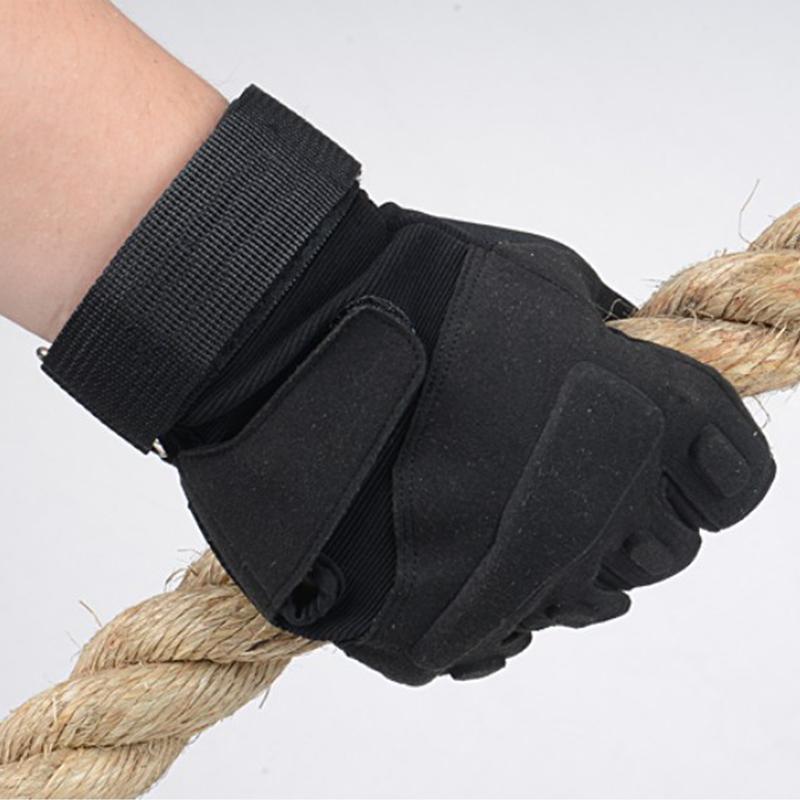 

Sports Gloves Outdoor Half Finger Climbing Fingerless Motorbike Motocross Cycling Protective Tactical Motorcycle Men, Black