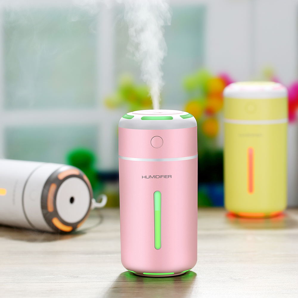 

Mini 7 color light air humidifier USB portable with timing function suitable for living room bedroom car