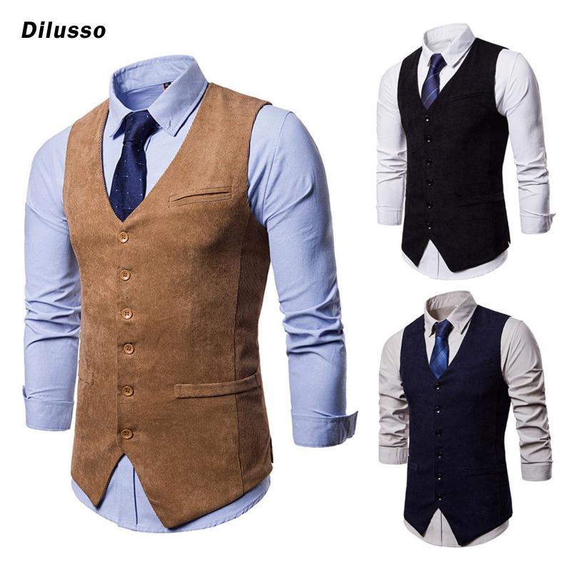 

Men' Vests Muqgew Men Formal Tweed Check Double Breasted Man Vest Waistcoat Retro Slim Fit Suit Fashion Chalecos Para Hombre 2022, Black