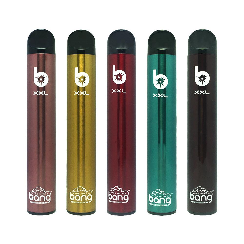 

bang XXL 2000 puffs disposable electronic cigarette vape shisha pen e cigar vapes puff 6ml pod vaporizer pens 800mah battery Color 12 Colors