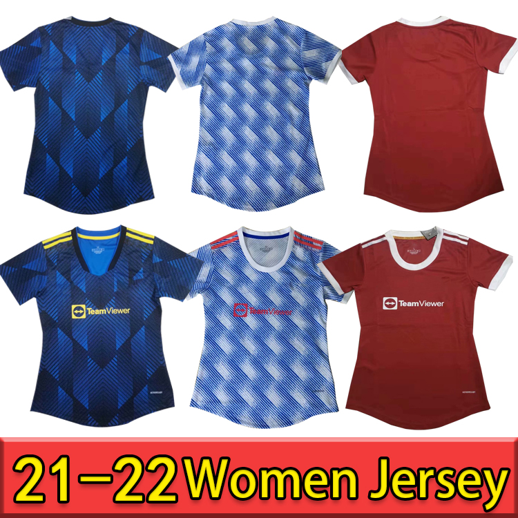 

21 22 SANCHO Manchester soccer jersey UNITED BRUNO FERNANDES LINGARD POGBA RASHFORD football shirt UTD 2021 2022 Womens uniform, Black;yellow