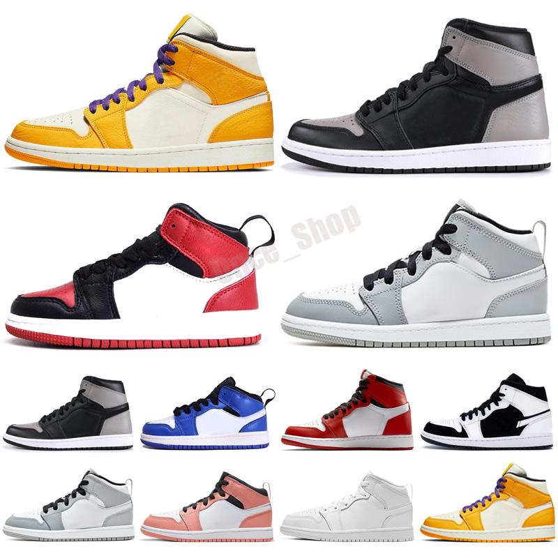 

2021 infant baby boy Basketball shoes kids Jump 1 High OG Designer Toddler baskets enfants Sneakers trainers, Color 9
