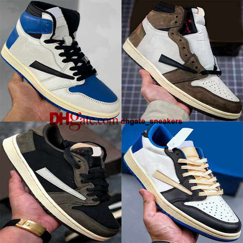 

Jumpman 1 Sneakers tripler eur 47 48 cactus trainers men jack women Retro shoes travis basketball size us 13 14 scotts 2021 new arrival