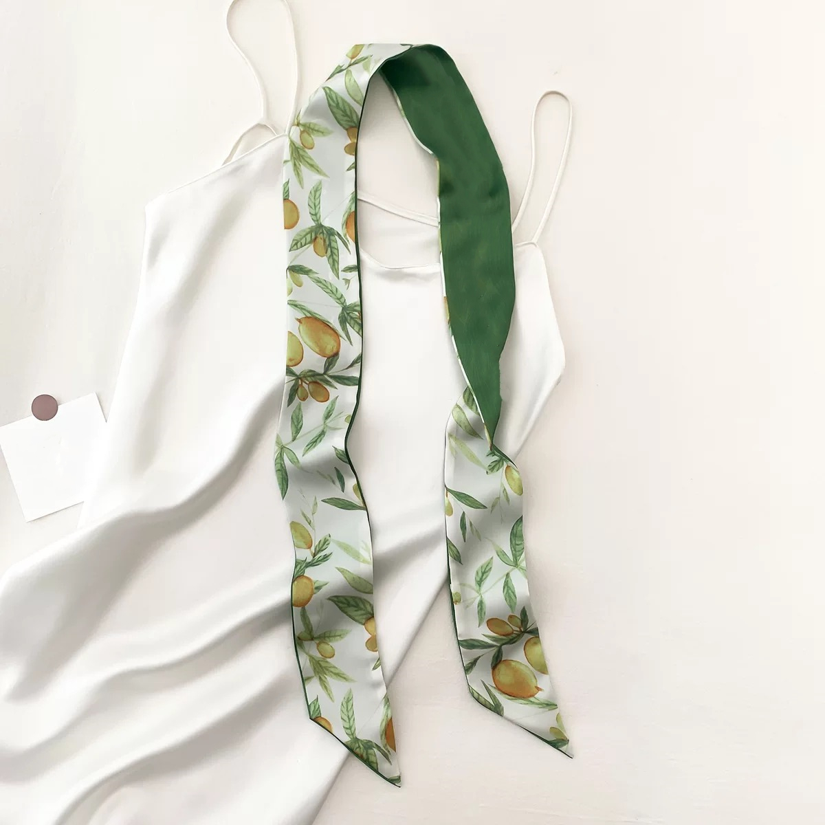 

Wholesale designer scarves for women's alphabetic print handbag tie hair